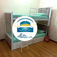 تخت خواب دو طبقه۹۰در۲متر(تختخواب۲دونفره)فلزی جواهر