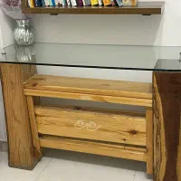 میز چوب راش
