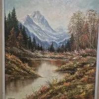 تابلو رنگ روغن قدیمی