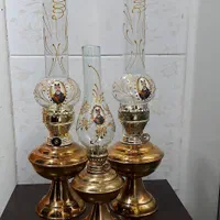چراغ گردسوز لامپا مسی و برنجی|ریسه و چراغ تزئینی|شیراز, لاله|دیوار