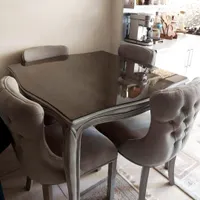 میز ناهارخوری 4نفره  مبله،، درحدنو