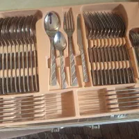 ست قاشق چنگال چمدون عروس نو