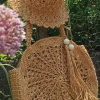 کیف و کلاه ساحلی (نخ کاغذی)