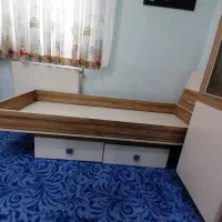 تخت خواب نوجوانی و بوفه|تخت و سرویس خواب|اندیشه, شهرک صدف|دیوار