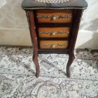 سرویس خواب و میز تلفن چوبی