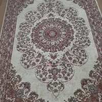 فرش ۶ متری تمام نخ و بالشت کوسن و گلسرخ