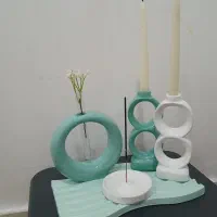 گلدان دکوری سنگ مصنوعی