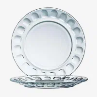 بشقاب خورش خوری لومینارک مدل عینکی بسته 6 عددی