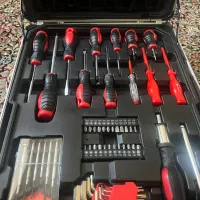 جعبه ابزار چمدانی با انواع ابزار آچار کیفیت تضمینی|ابزارآلات|کرمان, |دیوار