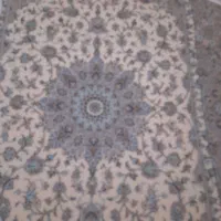 یک جفت فرش دست بافت بوم کرم ۹ متری