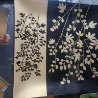 سینی سرو  آیینه ای طرح دار شیک|ظروف سرو و پذیرایی|شیراز, میانرود|دیوار