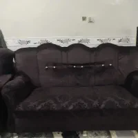 مبل هفت نفره قهوه ای