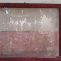 قاب عکس همراه با شیشه یا اینه بزرگ چوب جنس پلیستر|تابلو، نقاشی، عکس|مشهد, مصلی (کارمندان اول)|دیوار