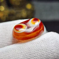 سنگ عقیق سرخابی و عقیق سه پوست باباقوری دو کوهانه|جواهرات|اندیشه, اندیشه فاز ۱|دیوار