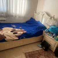 تخت دراور عسلی آینه صندلی|تخت و سرویس خواب|تهران, آشتیانی|دیوار