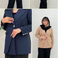 کت تک جلو دکمه به پارچه دبل مازراتی