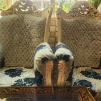 مبل مجلسی هفت نفره با یک جلومبلی