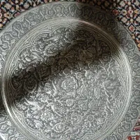 دو عدد سینی قلمزنی
