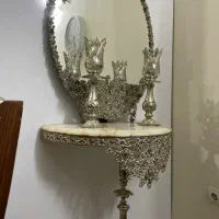آینه شمعدان برنجی نو