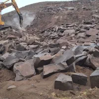 سنگ ورقه ای مالون لاشه مستقیم از معدن|مصالح و تجهیزات ساختمان|تایباد, |دیوار