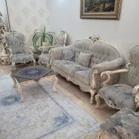 سرویس مبلمان کلاسیک ۷ نفره و نهارخوری ۸ نفره