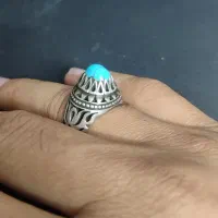 انگشتر فیروزه نقره 925