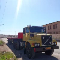 ولوو زرد  کشنده دو کابین  ان ۱۲  مدل ۷۱