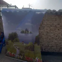 پرده تصویری وپارچه ای