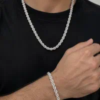 زنجیرنقره عیار۹۲۵ گرمی ۵۴۰