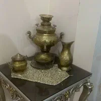 سماور و لوستر برنزی|لوستر و چراغ آویز|اسلام‌شهر, شهرک احمدیه|دیوار