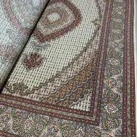 (فرش حق زاده)جفت فرش۶متری۴۰رج ماهی مرینوس