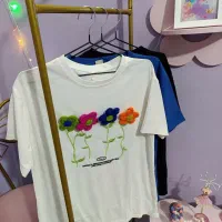 تیشرت گل برجسته