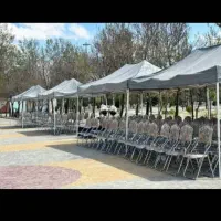 کرایه تاج گل ترحیم ۲۰۰تومان کرایه سایبان میز صندلی