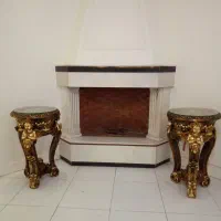 پایه آباژور طرح فرشته آنتیک ورق طلا|چراغ خواب و آباژور|تهران, سعادت‌آباد|دیوار