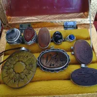 انگشترنقره شمایل گردنی کاردست عتیقه