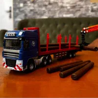 دو عدد ماکت، تریلی چوب و چنگک فلزی، مقیاس ۱/۵۰ KDW|اسباب‌‌بازی|تهران, امام زاده عبدالله|دیوار