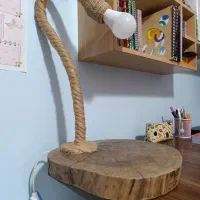 آباژور و چراغ رومیزی روستیک|چراغ خواب و آباژور|شهریار, کردزار|دیوار