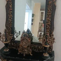 اینه و شمعدان در حد نو