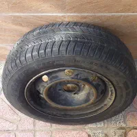 یک عدد رینگ و لاستیک پژویی سایز 14|قطعات یدکی و لوازم جانبی|ملایر, |دیوار