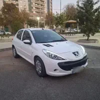 207 فلز مدل 402 بی رنگ سالم سفید تهران قدس کرج