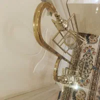 شمعدانی کنار سالنی طلایی|لوستر و چراغ آویز|تهران, افسریه شمالی|دیوار