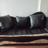 مبل چرمی اسکارلت، فروش فوری|مبلمان خانگی و میز عسلی|فولادشهر, فولادشهر|دیوار