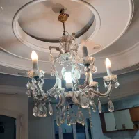 لوستر کریستال چک قدیمی و عتیقه|لوستر و چراغ آویز|تهران, لویزان|دیوار