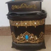 سطل آشغال و جا دستمال کاغذی ست