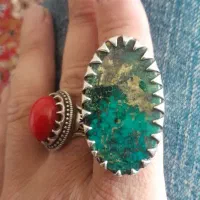 انگشتر فیروزه درشت
