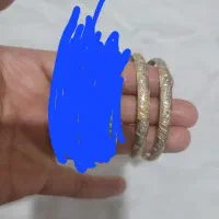 دو عدد النگو طلا