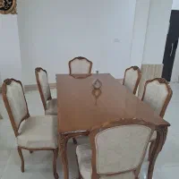 سرویس غذاخوری مدل بریتان|میز و صندلی غذاخوری|بانه, |دیوار