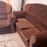 مبل هفت نفره ،بهمراه یک میز کوچک کشویی|مبلمان خانگی و میز عسلی|آمل, |دیوار