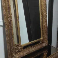 آیینه کنسول با جا قرآنی و شمعدان