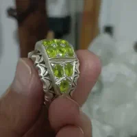 انگشتره نقره زبرجد اصل معدنی|جواهرات|رباطکریم, رباطکریم|دیوار